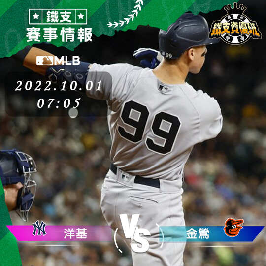 10/01 [MLB] 洋基vs金鶯 運彩賽事分析